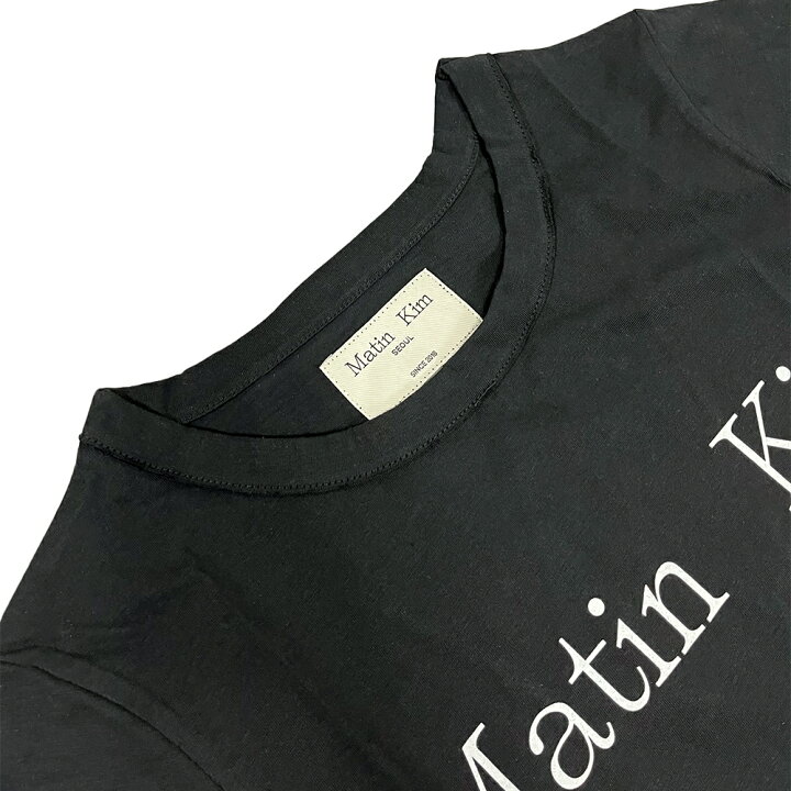 楽天市場】正規品 Matin Kim Tシャツ マーティンキム LOGO CROP TOP  