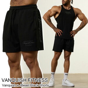 @LbV n[tpc VANQUISH Vanquish x JBeast Black Shorts V[gpc V[c Zp Y ؃g W EGA X|[cEFA Ki[ߗ]00582