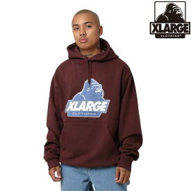 XLARGE パーカー エクストララージ 91 Slanted Logo Hoodie 長袖 プルオーバー ロゴ トップス ストリート ユニセックス 正規品 [衣類]