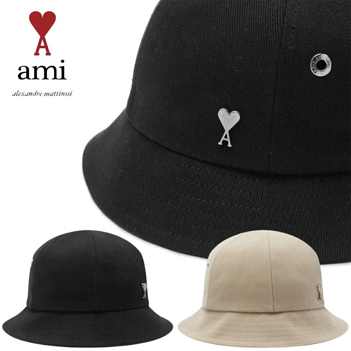 楽天市場】AMI Paris 帽子 アミ パリス AMI SMALL A HEART BUCKET HAT 