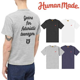 HUMAN MADE Tシャツ ヒューマンメイド ONE POINT TEE ハート ロゴ 半袖 トップス バックプリント ギフト メンズ レディース ユニセックス 正規品[衣類]