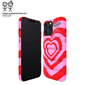 Urban Sophistication �A�[�o���\�t�B�X�e�B�P�[�V���� THE PUFFER CASE PINK POWER PUFFER �X�}�z�P�[�X iPhone 14 14Pro 14Pro Max 14Plus Case �P�[�X �A�C�t�H�� �J�o�[ �g��[�X�}�z�P�[�X]