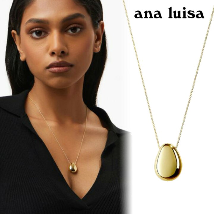 楽天市場】ana luisa アナルイサ ネックレス 14K PEBBLE ゴールド 金 