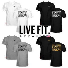 LIVE FIT リブフィット DOODLES HEAVYWEIGHT TEE Tシャツ 半袖 トップス メンズ 筋トレ ジム ウエア フィジーク スポーツ 正規品[衣類] ユ00582