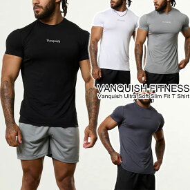 ヴァンキッシュ フィットネス 半袖 Tシャツ VANQUISH FITNESS スリムフィット Vanquish Ultra Soft Slim Fit T Shirt メンズ 筋トレ ユ00582
