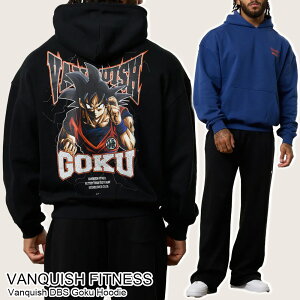 ���@���L�b�V�� �t�B�b�g�l�X �p�[�J�[ VANQUISH FITNESS Vanquish DBS Goku Hoodie �g�b�v�X �����Y �؃g�� �W�� �E�G�A �X�|�[�c ���K�i[�ߗ�] ��00572