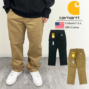 �J�[�n�[�g �y�C���^�[�p���c Carhartt B324 ���[�N�p���c �u���b�N �J�[�L ���S ���[�N�E�F�A US�T�C�Y �����b�N�X�t�B�b�g ��ƒ� �����Y ���f�B�[�X ���K�i [�ߗ�] ��00555