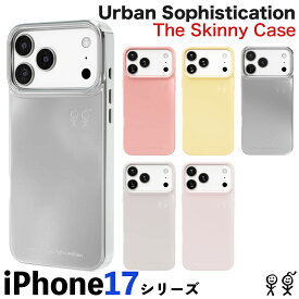 Urban Sophistication iPhone17 ケース アーバンソフィスティケーション The Skinny Case iPhone17Air iPhone17Pro 携帯ケース MagSafe対応 スマホケース アイフォン カバー ブランド 芸能人着用 [雑貨] ユ00582