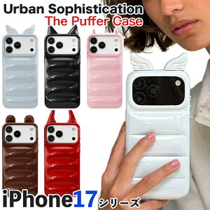 Urban Sophistication iPhone17 �P�[�X �A�[�o���\�t�B�X�e�B�P�[�V���� The Puffer Case iPhone17Air iPhone17Pro �_�E���P�[�X �g�уP�[�X �X�}�z�P�[�X �A�C�t�H�� �J�o�[ �u�����h �L���[�s�b�h �|�\�l���p 