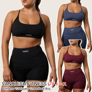 @LbV tBbglX fB[X u VANQUISH FITNESS Enhance V2 Liqueor Cross Back Bra ugbv K ؃g W EGA X|[c Ki[ߗ] 00582
