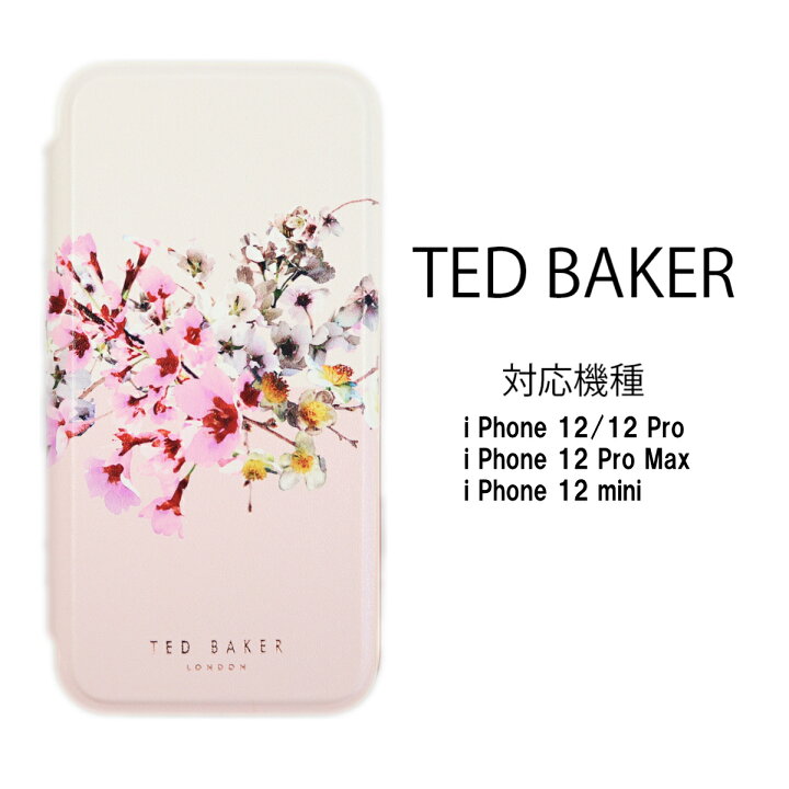楽天市場】テッドベイカー Ted Baker ミラー付 手帳型 iPhone 12 Pro  
