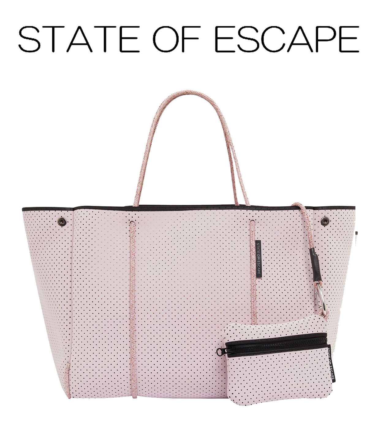 ステイトオブエスケープ エスケープ バッグ 大容量 トートバッグ State of Escape Escape tote Pink Mist  ロンハーマン ビーチバッグ 旅行 マザー ズバッグ | s.s shop
