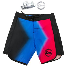 チュラウェア サーフパンツ CHULA WEAR ステージ ショーツ 水着 17 INCHES INDIGLO PINK ハーフパンツ 短パン フィジーカー 大会 メンズ 筋トレ ジム ウエア 正規品[衣類]