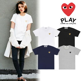 コムデギャルソン Tシャツ 半袖 レディース COMME des GARCONS ハートロゴ カットソー プレイ 正規品 [衣類]