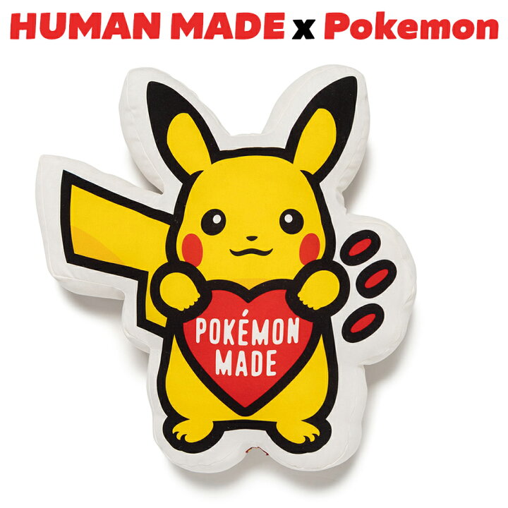 楽天市場】HUMAN MADE ポケモン コラボ クッション ピカチュウ 