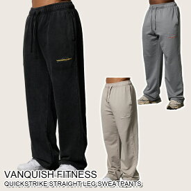 ヴァンキッシュ フィットネス スウェットパンツ VANQUISH FITNESS QUICKSTRIKE STRAIGHT LEG SWEATPANTS パンツ メンズ 筋トレ ジム ウエア スポーツ フィットネス 正規品[衣類] ユ00572