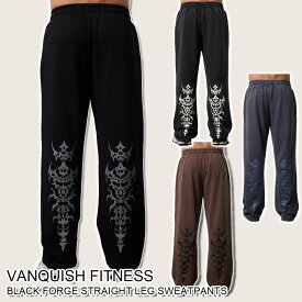 ヴァンキッシュ フィットネス スウェットパンツ VANQUISH FITNESS BLACK FORGE STRAIGHT LEG SWEATPANTS パンツ メンズ 筋トレ ジム ウエア スポーツ フィットネス 正規品[衣類] ユ00572