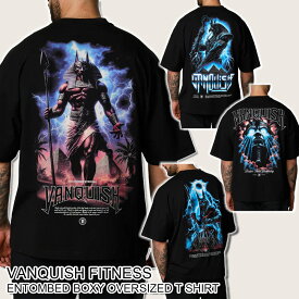 ヴァンキッシュ フィットネス 半袖 Tシャツ VANQUISH FITNESS ENTOMBED BOXY OVERSIZED T SHIRT メンズ 筋トレ ジム ウエア スポーツ 正規品 [衣類] ユ00582