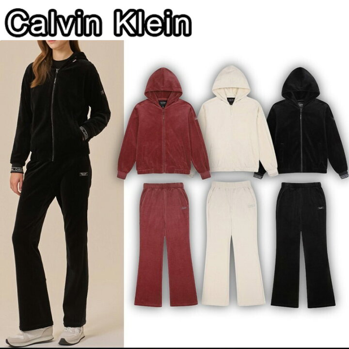 楽天市場】カルバンクライン セットアップ ベロア生地 Calvin Klein 