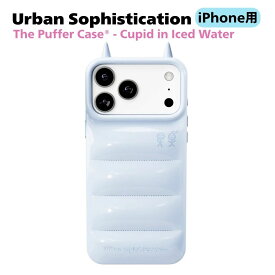 Urban Sophistication iPhone17 ケース アーバンソフィスティケーション The Puffer Case Cupid in Iced Water iPhone17 iPhone17Pro ダウンケース 携帯ケース スマホケース アイフォン カバー ブランド キューピッド 芸能人着用 アイドル愛用 [雑貨] ユ00582