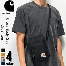 カーハート サコッシュ Carhartt ショルダーバッグ かばん ブラック 黒 クロスボディ ミニバック 定番 ロゴ 秋冬 アクセサリー ワークウェア Legacy Cross Body Gear Organizer メンズ レディース 正規品 B0000305 [鞄]