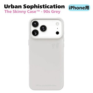 Urban Sophistication iPhone17 �P�[�X �A�[�o���\�t�B�X�e�B�P�[�V���� The Skinny Case 90s Grey iPhone17Air iPhone17Pro �_�E���P�[�X �g�уP�[�X �X�}�z�P�[�X �A�C�t�H�� �J�o�[ �u�����h �L���[�s�b�h �|�\�l