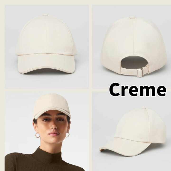 Alo Yoga Satin Off-Duty Cap Crème Alo Yoga Baseball Cap Satin Off-Duty Cap Creme Creme One Size main image 4