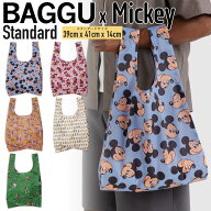 BAGGU x Mickey & Friends エコバッグ スタンダード サイズ トートバッグ ミッキーコラボ ミニー バグゥ …