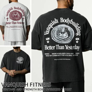 ���@���L�b�V�� �t�B�b�g�l�X ���� T�V���c VANQUISH FITNESS HERITAGE AND STRENGTH BOXY OVERSIZED T SHIRT �����Y �؃g�� �W�� �E�G�A �X�|�[�c ���K�i [�ߗ�] ��00582