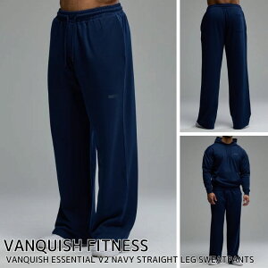 ���@���L�b�V�� �t�B�b�g�l�X �p���c VANQUISH FITNESS ESSENTIAL V2 NAVY STRAIGHT LEG SWEATPANTS �X�E�F�b�g�p���c �����Y �؃g�� �W�� �E�G�A �X�|�[�c �t�B�b�g�l�X ���K�i[�ߗ�] ��00572
