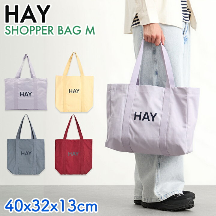 楽天市場】HAY トートバッグ SHOPPER BAG M ショッパーバッグ 