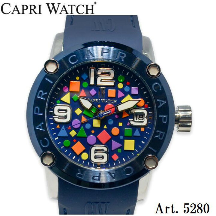 楽天市場】CAPRI WATCH カプリウォッチ Funky Blue 5280 CAPRIWATCH 