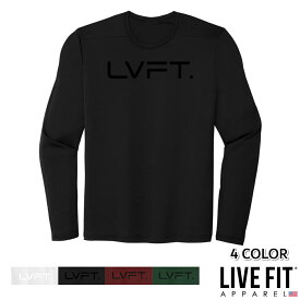 リブフィット LIVE FIT UV LONG SLEEVE ロンT 長袖 Tシャツ トップス メンズ 筋トレ ジム ウエア フィットネス スポーツ トレーニング 正規品[衣類]