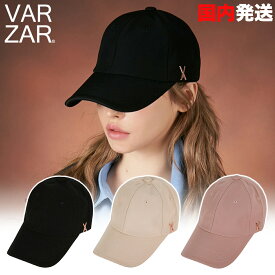 バザール キャップ VARZAR Rose gold stud over fit ball cap ロゴ 帽子 ユニセックス 韓国 K-POP 芸能人 アイドル愛用 メンズ レディース 正規品 [帽子]