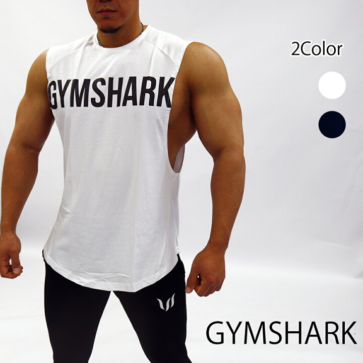 楽天市場】ジムシャーク Gymshark タンクトップ スリーブレス Tシャツ 