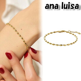 【6/5限定★抽選で2人に1人最大100%ポイントバック！要エントリー】 ana luisa アナルイサ ブレスレット 14K COLETTE ゴールド 金 低刺激性 アクサセリー 誕生日 プレゼント ギフト 贈り物 お祝い パーティー 結婚式 二次会 人気 ホワイトデー [アクセサリー] ユ00582