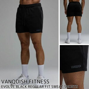 ���@���L�b�V�� �n�[�t�p���c VANQUISH FITNESS EVOLVE BLACK REGULAR FIT SWEAT SHORTS �V���[�c �Z�p�� �����Y �؃g�� �W�� �X�|�[�c�E�F�A ���K�i ��00582