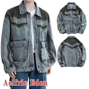 Aelfric Eden �W���P�b�g �G���t���b�N �G�f�� �J���[�u���b�L���O �p�b�`���[�N �f�j�� �W���P�b�g �W�[�W���� �����Y ���j�Z�b�N�X ���K�i [�ߗ�] ��00572