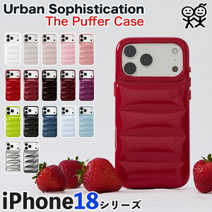 Urban Sophistication iPhone18 �P�[�X �A�[�o���\�t�B�X�e�B�P�[�V���� The Puffer Case iPhone18Pro iPhone18Pro Max �g�уP�[�X �X�}�z�P�[�X �A�C�t�H�� �J�o�[ �u�����h �|�\�l���p ��00582-2