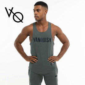 ヴァンキッシュ フィットネス VANQUISH FITNESS WARM UP PROJECT GUNMETAL TANK TOP タンクトップ トップス メンズ 筋トレ ジム ウエア スポーツ 正規品[衣類]