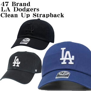 �t�H�[�e�B�[�Z�u���u�����h 47 Brand �L���b�v LA �X�q 6�J���[ Los Angeles Dodgers ���T���[���X�h�W���[�X Clean Up Strapback �l�C ��ԃ��f�� �����Y ���j�Z�b�N�X ���K�i[�X�q]