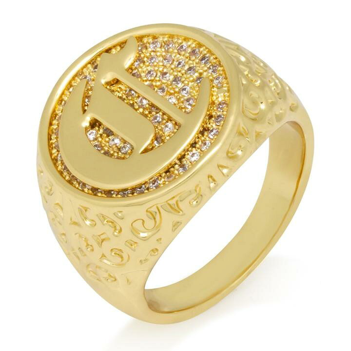 楽天市場】KING ICE キングアイス 指輪 リング 14K GOLD OLD ENGLISH 