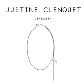 ジュスティーヌクランケ Justine Clenquet ラリー ネックレス Larry necklace チョーカー パラジウム クリスタルパール レディース[アクセサリー]