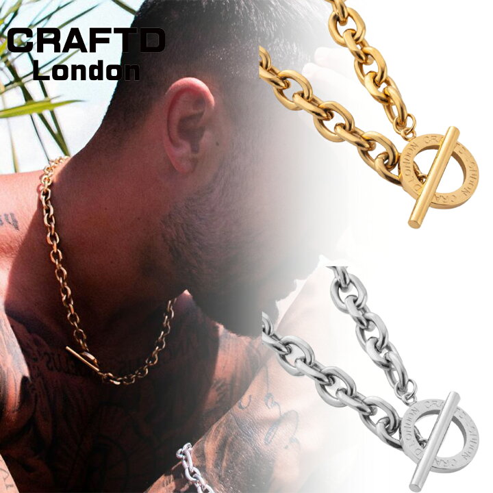 楽天市場】CRAFTD London クラフトロンドン TOGGLE CHAIN ネックレス 