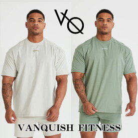 ヴァンキッシュ フィットネス VANQUISH FITNESS オーバーサイズ Tシャツ 半袖 ESSENTIALシリーズ OVERSIZED T SHIRT メンズ 筋トレ ジム ウエア スポーツ 正規品[衣類]