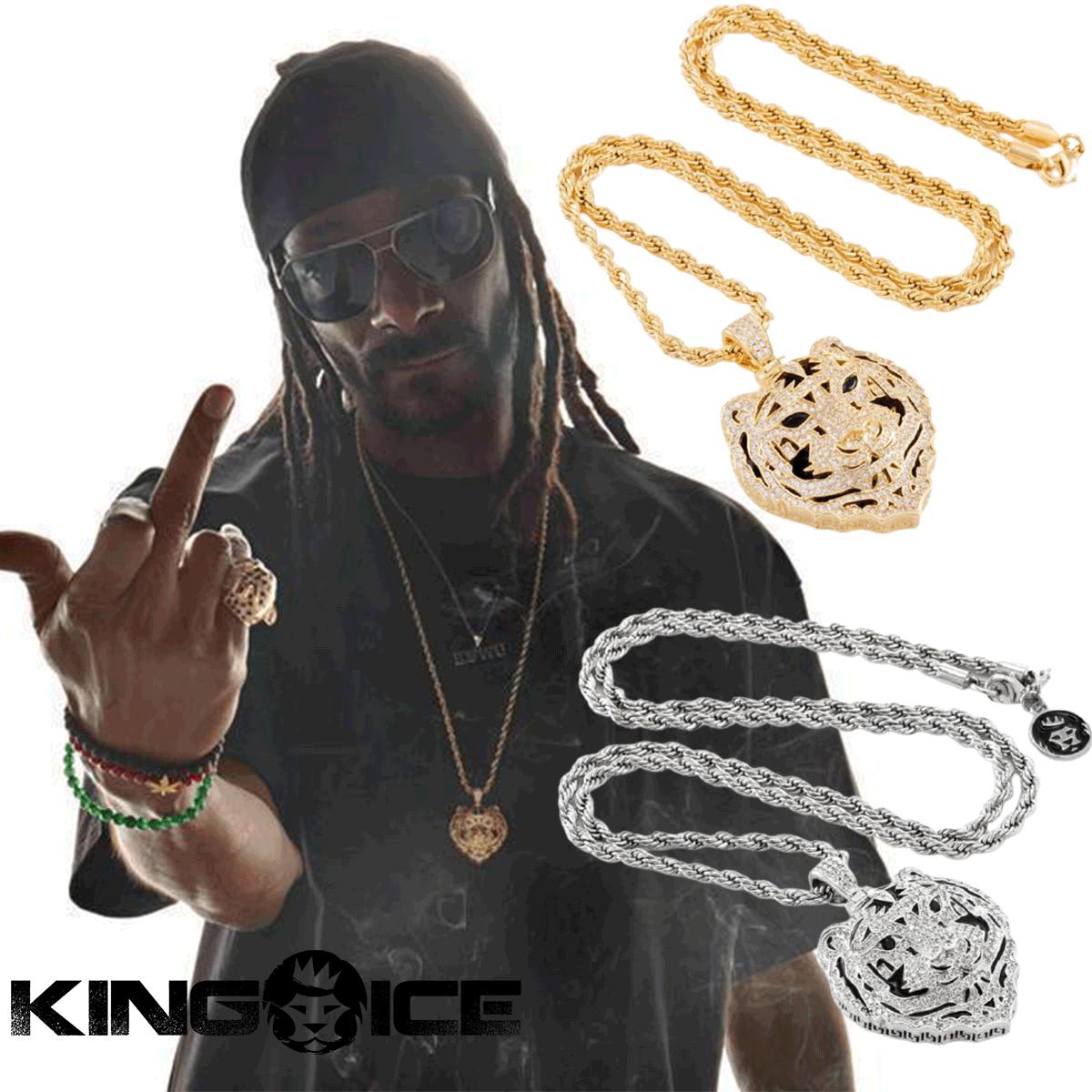 KING ICE キングアイス ネックレス チェーン SNOOP DOGG X KING ICE - BENGAL TIGER NECKLACE  14kゴールド 金 人気[アクセサリー] | s.s shop