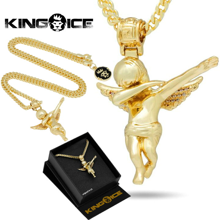 楽天市場】KING ICE キングアイス ネックレス チェーン DABBING ANGEL 