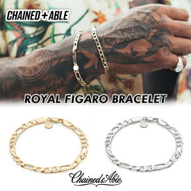 チェーンドアンドエイブル Chained & Able ブレスレット チェーン ROYAL FIGARO BRACELET ゴールド シルバー メンズ ペア プレゼント ギフト シンプル ストリート asos[アクセサリー]