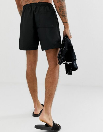 カルバンクライン Calvin Klein 水着 placement logo swim shorts ロゴ navy black サーフパンツ  海パン ボードショーツ スイムウェア 小さいサイズ 大きいサイズ メンズ[衣類] | s.s shop