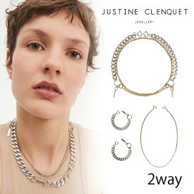 ジュスティーヌクランケ Justine Clenquet デニス ネックレス ブレスレット Denise necklace bracelets 2way チョーカー パラジウム レディース メンズ[アクセサリー]